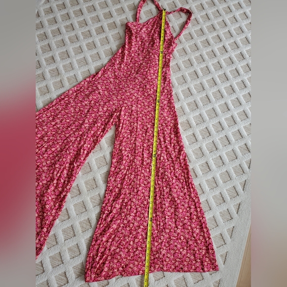 Free People Arlo Ditsy Floral Print Timeless Jumpsuit NWOT Size XS Boho Chic - Picture 8 of 14